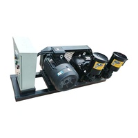 Nouveau compresseur de remorque de silo à ciment à moteur électrique avec configuration fixe sans huile et refroidissement par air