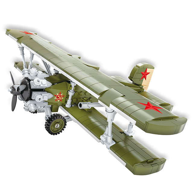 COGO第二次世界大戦戦闘機プラスチック3Dビルディングブロック