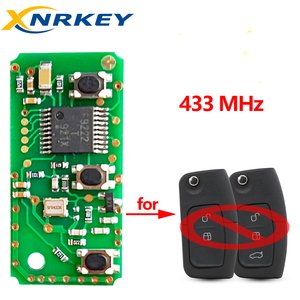 Placa de Circuito Electrónico PCB de 3 Botones y 433 MHz para Llave de Coche con Control Remoto Plegable para Ford Focus, <span class=keywords><strong>Fiesta</strong></span>, Mondeo, C-Max, S-Max - Product Image 2