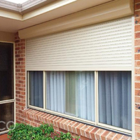 Nouvelle fenêtre de volet roulant électrique, fenêtre en aluminium de couleur blanche