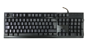Ánh Sáng 180Cm Cáp USB Màu Đen Có Dây Màng Chơi Game Bàn Phím RGB Tiêu Chuẩn USB 2.0 <span class=keywords><strong>Rohs</strong></span> FCC Ce Thuận Tay Phải Máy Tính Để Bàn Cắt Kéo Rech - Product Image 3