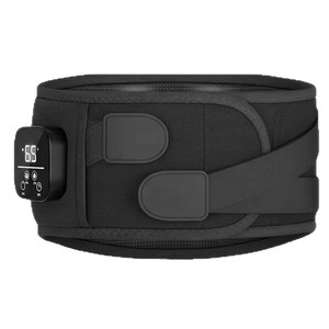 Ceinture de soutien lombaire chauffante rechargeable, 4 vitesses de vibration, thérapie par la chaleur, ceinture de massage pour soulager la taille - Product Image 4