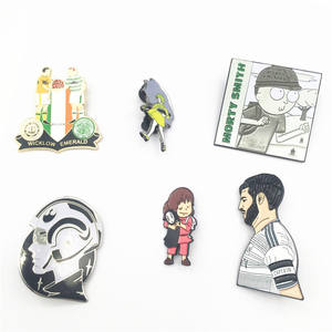 เข็มกลัดโลหะรูปพิซซ่าฮัทแบบกำหนดเองสำหรับผู้ชายลายเสือสำหรับคนรัก - Product Image 4