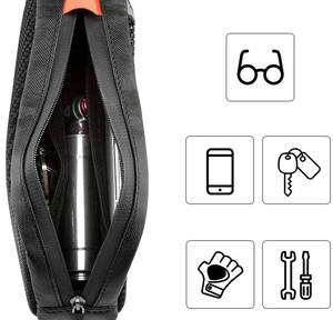 Fabricante ISO, venta al por mayor, bolsas y cajas de accesorios para bicicletas resistentes al agua personalizadas, bolsa de almacenamiento de tubo superior frontal, bolsa para cuadro de bicicleta - Product Image 5