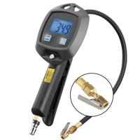 Manomètre numérique LCD haute précision pour pneus de voiture avec précision de 0,2 PSI, manomètre facile à lire, dégonfleur d'air (piles AAA)