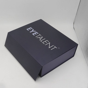 Purple Magnetic Foldable Rigid <strong>Boxes</strong> Luxury Hair Packaging Satin Lined Gift <strong>Boxes</strong> With <strong>Bag</strong> Set - Product Image 3
