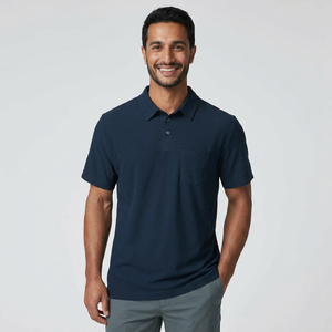 Camiseta de Moda 2026 para Hombre Joven, 100% Algodón, Diseño Estampado, con Bolsillo, Antiarrugas, Manga Corta - Product Image 1