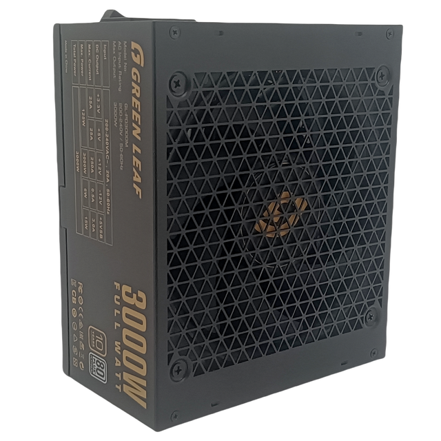 Desktop Computer ATX3.1 PCIe5.1 Fully Modular 2600W/3000W AI Power Supply 80Plus Platinum Efficiency 6xPCI-E 12VHPWR Stock