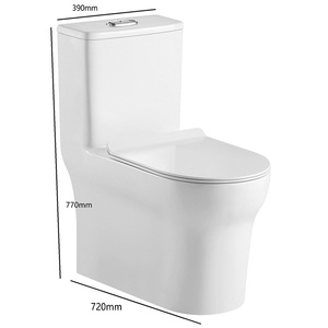 Moderno piccolo ad alta temperatura sanitari all'ingrosso di un pezzo wc per alberghi ville <span class=keywords><strong>nuovi</strong></span> <span class=keywords><strong>bagni</strong></span> in ceramica Super vortice - Product Image 5