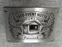 Plaques signalétiques personnalisées en acier inoxydable et en aluminium avec support auto-adhésif pour machines, provenant de fabriques chinoises