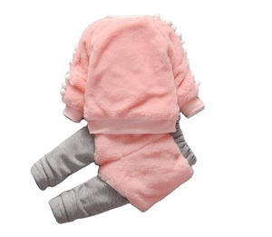 Nouvel ensemble tricoté en coton pour bébé fille : manteau et tutu, tenue chaude d'hiver avec nœud - Product Image 2