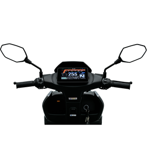 รถสกู๊ตเตอร์ Lvhu Vehicle Motor ความเร็ว 100 กม./ชม. แบตเตอรี่ลิเธียม 72V 55Ah สองล้อ กันน้ำ ระบบกันสะเทือนคู่ รุ่น LHJ6 ประสิทธิภาพสูง ความเร็วสูง - Product Image 3