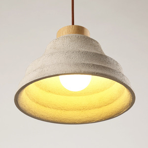 โคมไฟระย้าสไตล์วบิซาบิ ดีไซน์รูปทรงคุกกี้ย้อนยุค สำหรับทางเข้า ห้องรับประทานอาหาร บาร์ ห้องนอน โคมไฟระย้าสไตล์เรโทรสีครีม - Product Image 5