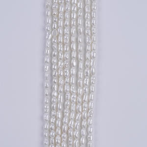 Natural 2-2.5mm White Freshwater Pearls Round <b>Beads</b> Short Strip 20cm DIY Necklace Jewelry <b>Loose</b> <b>Beads</b> - Product Image 3