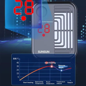 Chauffage d'<span class=keywords><strong>aquarium</strong></span> SunSun UC en plastique écologique, contrôle précis de la température, affichage numérique, lecture en temps réel, 220-240V pour poissons - Product Image 4