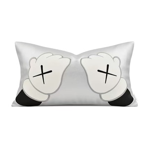 <span class=keywords><strong>Coussin</strong></span> de <span class=keywords><strong>lit</strong></span> en velours tissé Echo Modern Cartoon pour chambre d'enfant, thème jouet tendance, avec <span class=keywords><strong>coussin</strong></span> lombaire argenté - Product Image 5