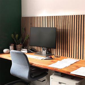 Panneau mural acoustique moderne en <span class=keywords><strong>fibre</strong></span> de polyester 100 % recyclée, écologique et inodore, pour chambre d'hôtel, salon, réduction du bruit de 90 % - Product Image 1