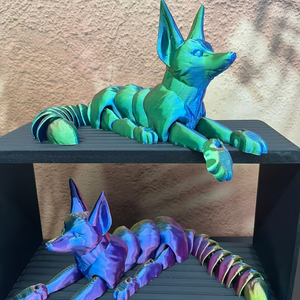 Statua di Anubi Stampata in 3D, Decorazione per Halloween e Natale, Regalo Creativo da Collezione per Scrivania, Auto e Casa - Product Image 1