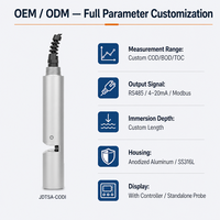 Analizador de COD en Línea JDTSA-CODI 0-1500 Mg/L, Absorción UV254, RS485 Modbus, Rango de Temperatura 0-60°C, Detección de Turbidez
