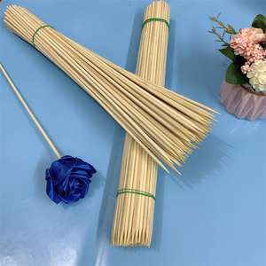 Venta al por mayor Biodegradable Bambú Brochetas largas <span class=keywords><strong>Estacas</strong></span> <span class=keywords><strong>para</strong></span> plantas Soporte <span class=keywords><strong>para</strong></span> cultivo de plantas Palo de flores de jardín Palos de bambú redondos - Product Image 5