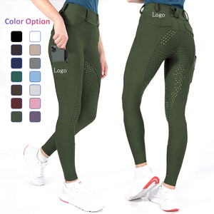 <span class=keywords><strong>Pantalon</strong></span> d'équitation pour femmes pleine couleur <span class=keywords><strong>pantalon</strong></span> d'équitation siège complet poche latérale culotte équestre 4 voies Stretch Leggings d'équitation pour dame - Product Image 1