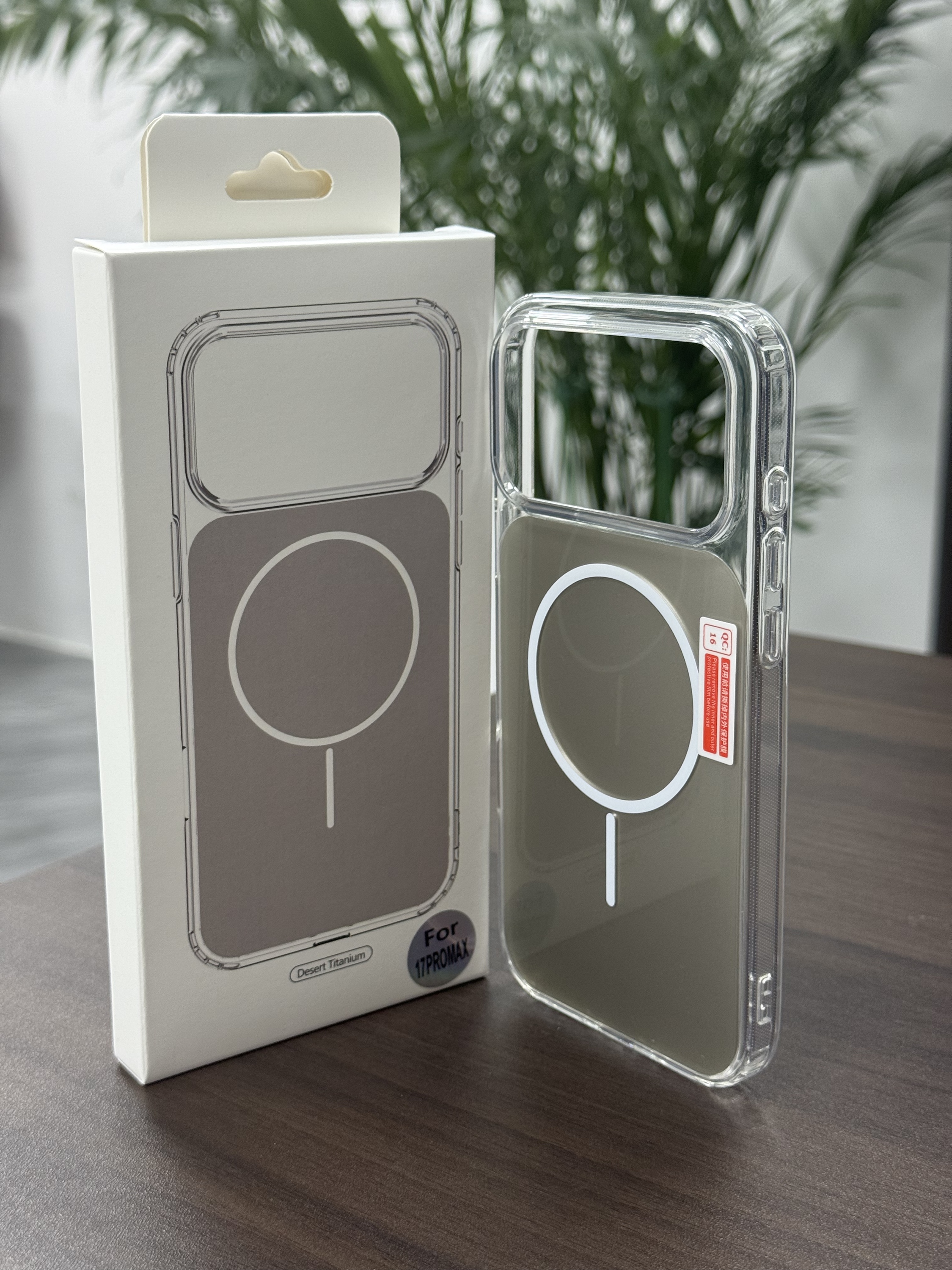Luxury Anti Yellow Clear Magnetic Pc Accessories Transparent Cell Mobile Phone Case for Iphone 17 16 15 14 13 12 11 Pro Max · image 2