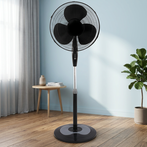 16 Inch High Speed Pedestal <b>Stand</b> <b>Fan</b> 18mm Copper Motor 3 Speed Silent Oscillating Round Base CE Certified - Product Image 4