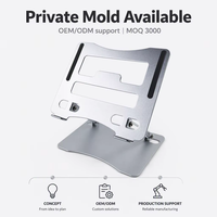 Support pour ordinateur portable SMONAMA classique en alliage d'aluminium, pliable, réglable, support métallique portable pour tablette PC