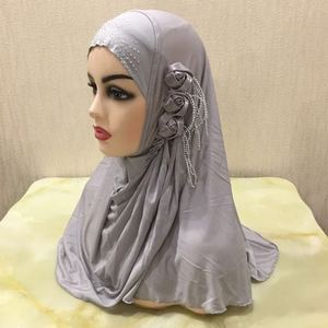 Turban Instant Fringed Ladies Kerchief Flower Ninja Hijab for Women Polyester Multi Colors Winter Promotional Gift - Product Image 6