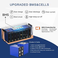 Grosir Panel Surya dan Paket Baterai LiFePO4 Semi-solid State Berkualitas Tinggi 25.6V 200Ah untuk Mobil Golf dan RV