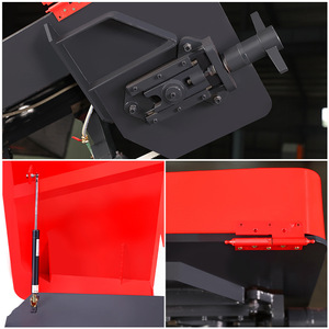 Sierra de cinta P3-28S con sistema de sujeción hidráulica, corte semiautomático, doble columna y sistema de tensión de la cuchilla - Product Image 4
