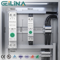 GEILINA TUYA Minuteur intelligent WiFi sans fil, compteur d'énergie KWH, télécommande, disjoncteur MCB 40A, protection contre les surcharges et les surtensions, cuivre PA66