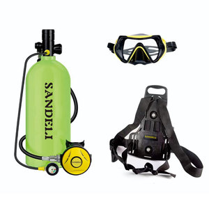 SANDELI SD-X7000B tangki Scuba 4l, dengan respirator + klip ransel + Masker selam oksigen tangki menyelam Scuba silinder 20Mpa - Product Image 5