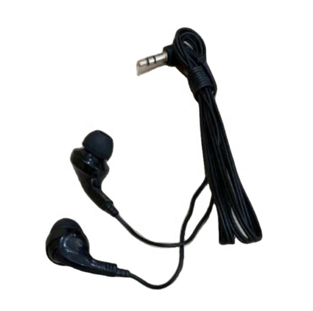 3.5mm Wired Earbuds Double Pin Design IPX1 Waterproof Balanced Armature 120cm Cord CE ROHS Certified Customizable Logo Airline