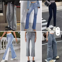 Pantalon en jean pour homme et femme, marques de surplus, prix super bas, stock excédentaire, mélange de jeans droits