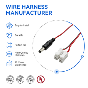 DC5521 كابل إلى 2 دبابيس موصلات الكابلات الكهربائية CH2 لصق سريع قفل الأسلاك الطرفية مصباح سلك توصيل الأسلاك - Product Image 4