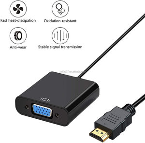 Pour <span class=keywords><strong>adaptateur</strong></span> <span class=keywords><strong>HDMI</strong></span> <span class=keywords><strong>VGA</strong></span> avec <span class=keywords><strong>prise</strong></span> Jack mâle D Micro <span class=keywords><strong>VGA</strong></span> femelle 3.5mm 940910046554 Type de sortie DC - Product Image 6