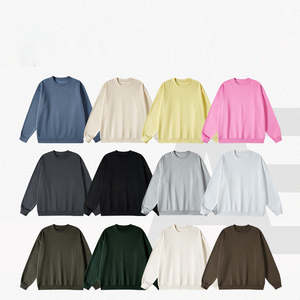 H5486 Sudaderas de Primavera con Cuello Redondo, Forradas de Felpa, de Spandex/Poliéster, 300 Gramos, Personalizadas al por Mayor, para Hombre y Mujer, Lisas - Product Image 2