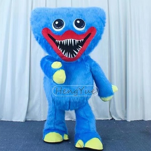 Fabriek Directe Verkoop Opblaasbare Worst Mond Monster Cosplay Mascotte Kostuums Spelen Blauw Roze Halloween Feestpak