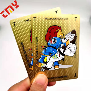 Großhandel Cartoon Gold Anpassen Grafiken Sammlerstück Spiel <span class=keywords><strong>Joker</strong></span> Karten spielen - Product Image 5