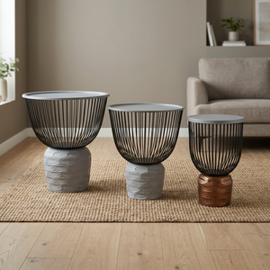 Ornement de table en fer forgé artisanal Sonnet Decor pour la décoration de Noël à la maison - Pièce d'appoint élégante - Product Image 2