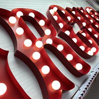 Décorations d'événements et de mariages : Lettres lumineuses, Chiffres, Lettres géantes, Lettres de marquee, Lettres Joyeux Anniversaire