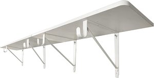 Staffa di supporto per asta per mensola per tenda regolabile per <span class=keywords><strong>armadio</strong></span> resistente - Product Image 3