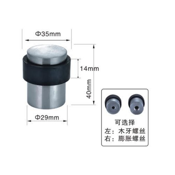 Eingang tür edelstahl aluminium gummi tür stop wand montiert metall tür halter stopper