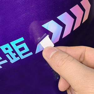 فيلم لاصق ليزري ملون مضيء في الظلام من مادة PET، ملصق سيارة إبداعي للتصميم الذاتي، ألوان عاكسة مبهرة تتوهج فورًا - Product Image 4