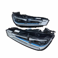 Kit carrosserie d'occasion authentique de haute qualité pour BMW IX 2022-2025, phare LED laser haute performance 12V 60W 4000 Lm 6000K avec DRL bleu