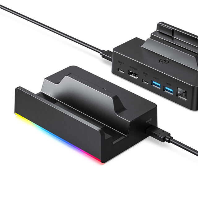 Universal Expansion Dock for Steam Deck with Network Port Expand Base for ROG Xbox Ally X Hubs