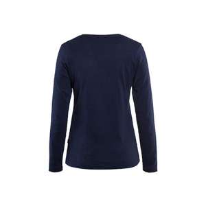 BLAKLADER - 330110328900XXXL Women's Long Sleeved T-<b>shirt</b> <b>Navy</b> blue - EAN 7330509527399 WORK T-<b>SHIRTS</b> AND <b>POLO</b> <b>SHIRTS</b> - Product Image 2
