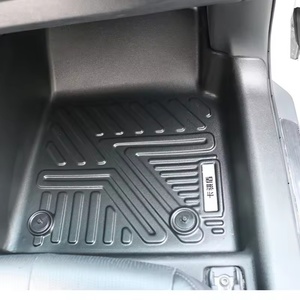 Tapis de sol de voiture toutes saisons KQD en gros, 3 pièces (avant, arrière, coffre), antidérapants, pour Toyota Avalon 2019 - Product Image 4