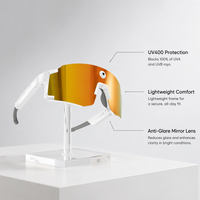 Lunettes Intelligentes M14 AI pour le Sport – Monture Flexible, Adaptées à la Myopie, 4 Couleurs au Choix, Logo Personnalisé Gravé